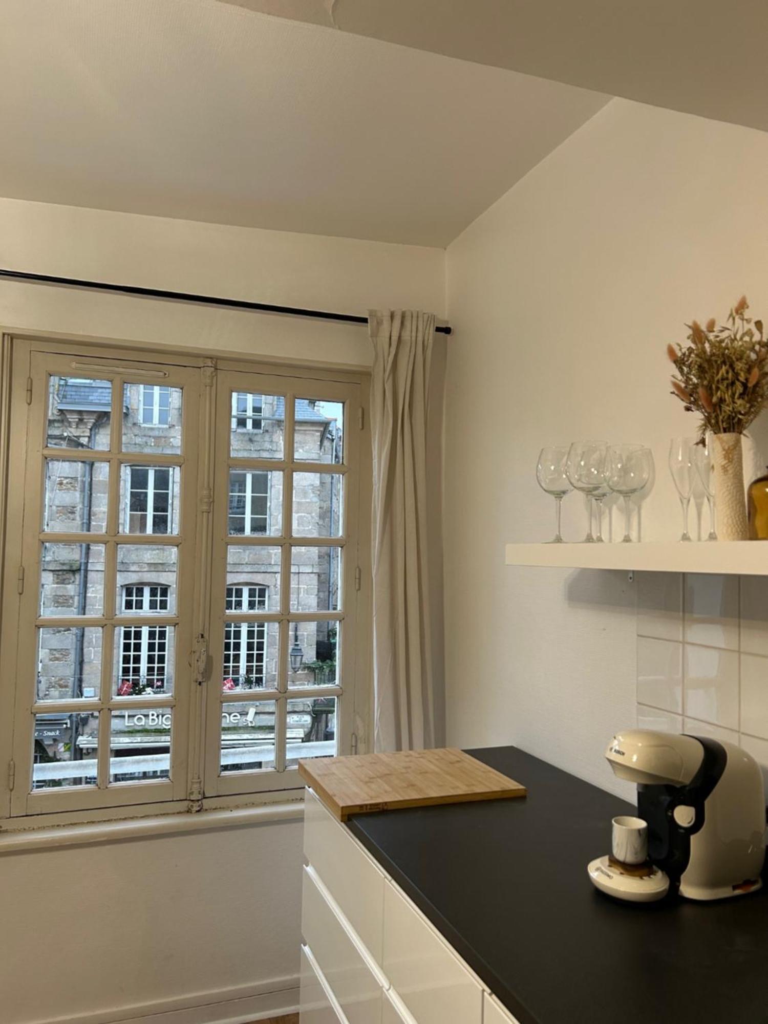 Spacieux Appartement Au Coeur Du Centre Historique De Dinan Kültér fotó